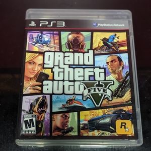 Grand Theft Auto V GTA V - 2013 Rockstar Games - PS3 TESTED with manual